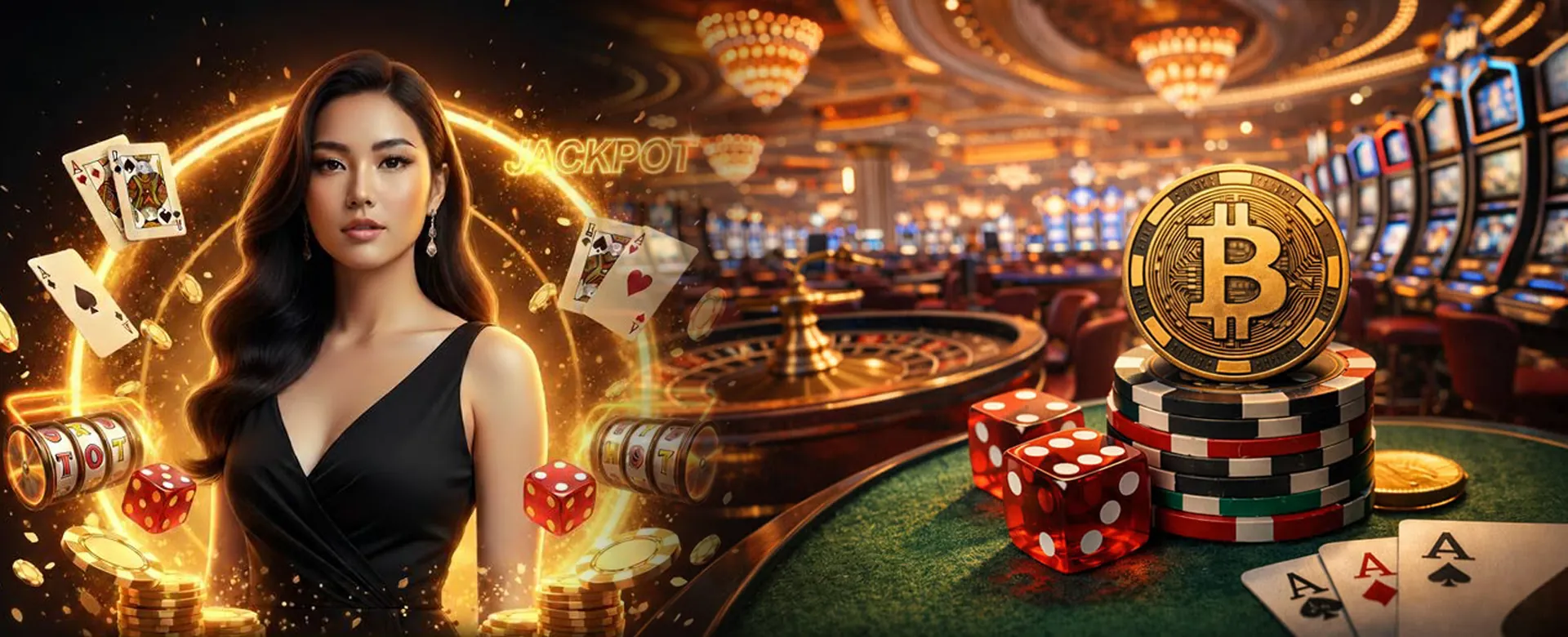 PHDream safe gaming platform with security padlock and vibrant casino elements